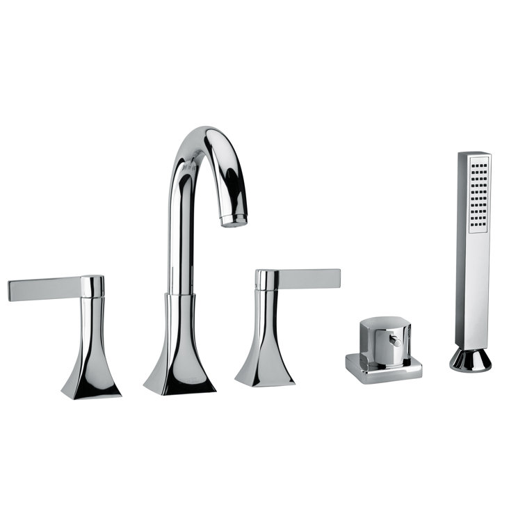 Jewel Faucets J17 Bath Series Double Handle Deck Mounted Roman Tub